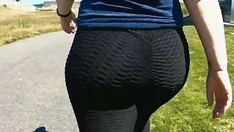 Bbw Mom Displays Her Big Ass In Public With A Wedgie