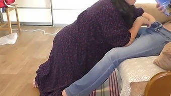 Mature Woman Pleasures Her Son With Oral And Anal Sex