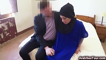 Amateur Arab Couple Enjoys Doggy Style At Home