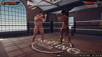 The Naked Ethan And Dela In A 3d Battle