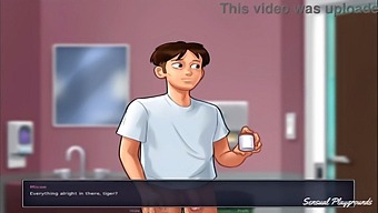 La Enfermera Excitada Satisface Sus Habilidades Orales Impresionantes.