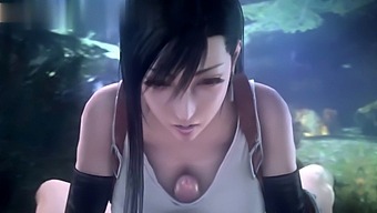 Blowjob And Facial Action In 3d With Double Penetration And Music