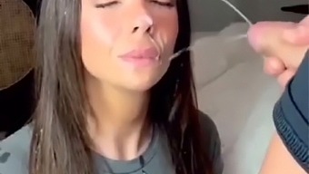Young Blonde Amateur Gives Great Blow Job And Facial Compilation