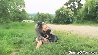 Young Girl Enjoys Experienced Man'S Lovemaking In Her Small Vagina