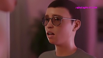 3d Animated Stepson Gets Assistance From His Seductive Stepmother.